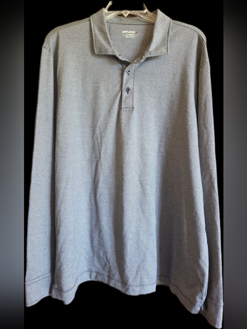 UNTUCKit Men's Long-Sleeve Polo